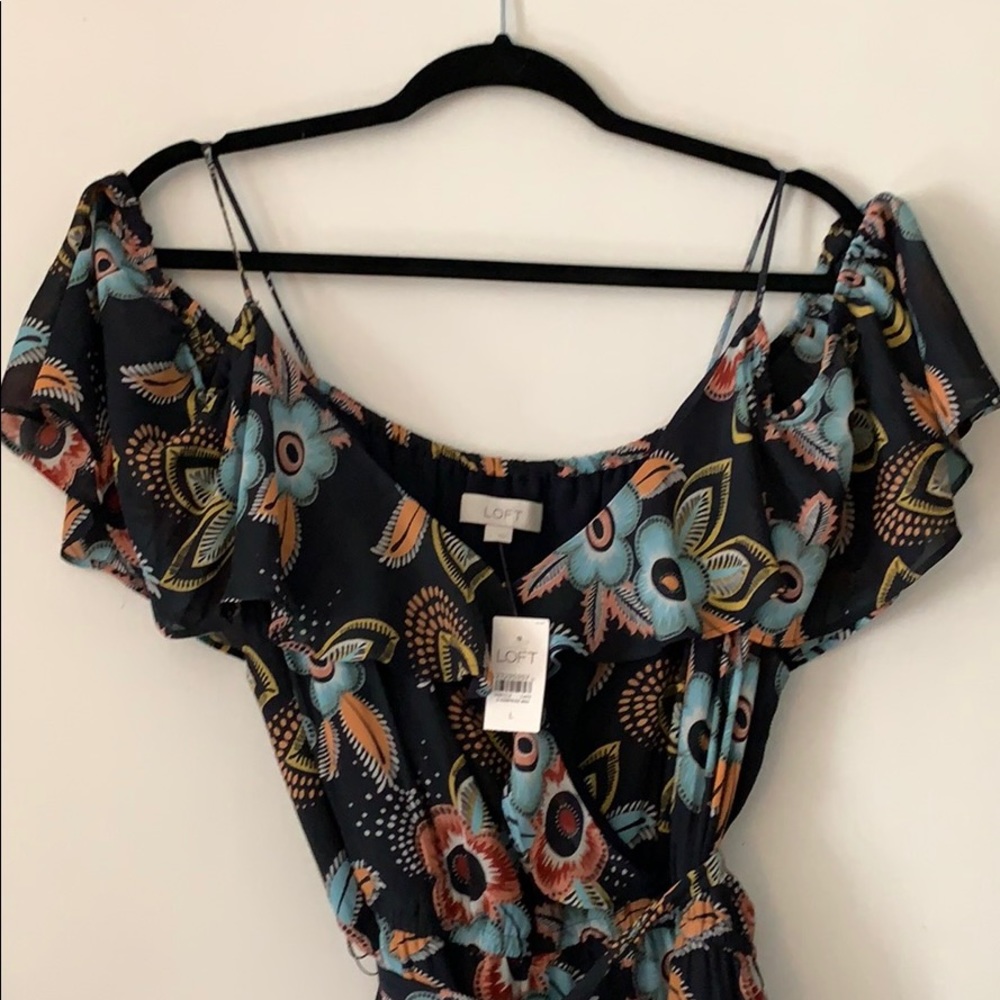Summer cold shoulder maxi dress by Loft